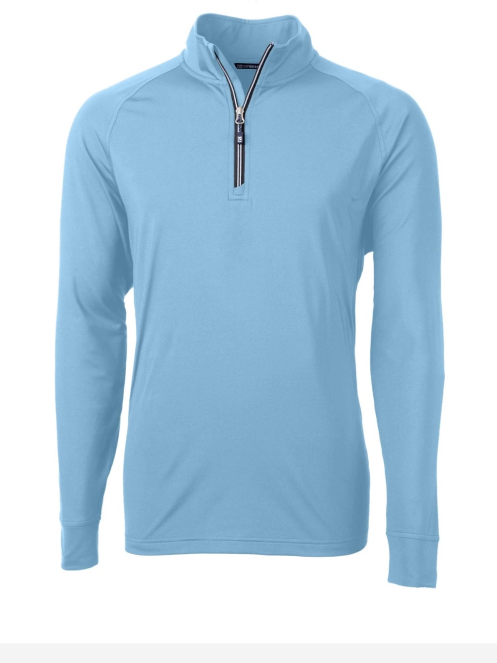 NWT Cutter & Buck Adapt Recycled Soft Knit Stretch Mens 1/4 Zip Pullover~Atlas~M